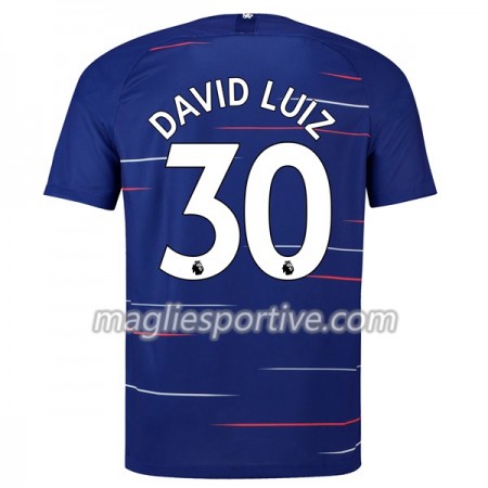 Completo Calcio Chelsea David Luiz 30 Divisa Prima 2018/2019